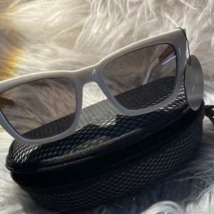 Quay Stylish White and Gold Sunglasses